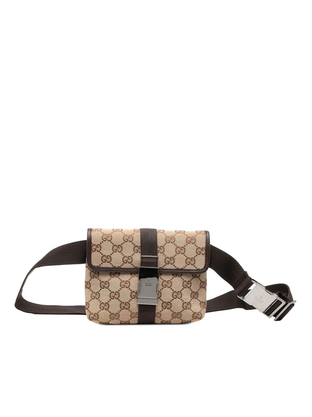 Gucci Gg Canvas Belt Bag Pre-Loved #360983G47B